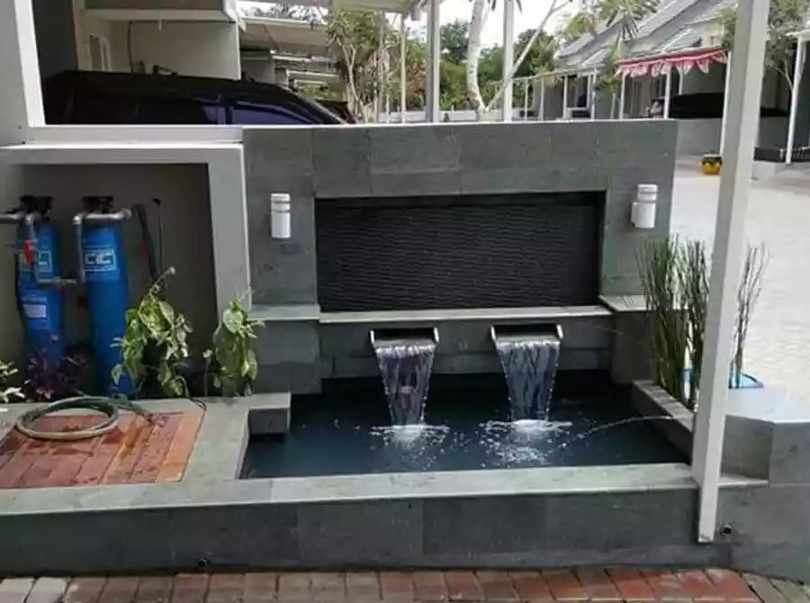 Desain Kolam Ikan Minimalis Modern